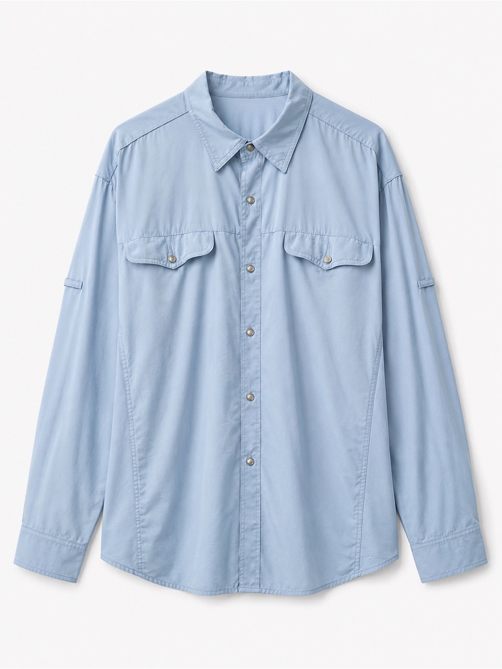 Mojo Sportswear Light Blue Button-Up Shirt